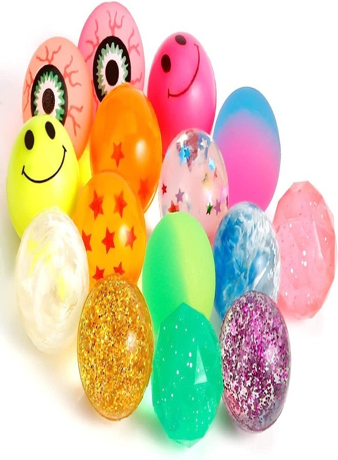 Firstly Traders Bouncy Balls for Kids Bouncing Balls Frosty Look and Extra-High Bounce Sport Outdoor Indoor Games Bag Fillers Fun Pets Dogs (Pack of 19 Mix Ball) - Image 2